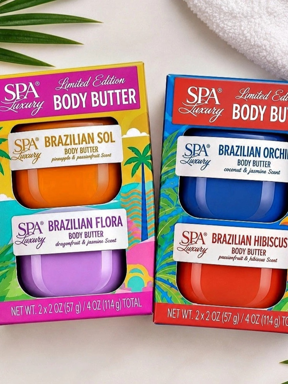 Four Limited Edition Body Butters